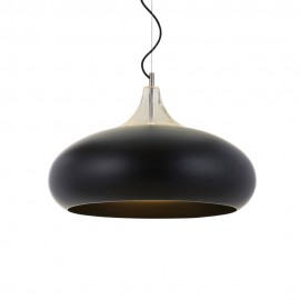 Telbix-Beck 20 , 40 , 60  Clear Glass Pendant  Light - Black & White